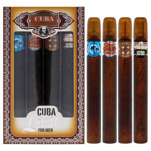 Cuba Latino Collection by Cuba for Men - 4 Pc Gift Set